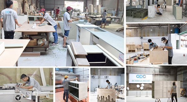 Vật liệu gỗ công nghiệp trong thiết kế thi công nhà hàng