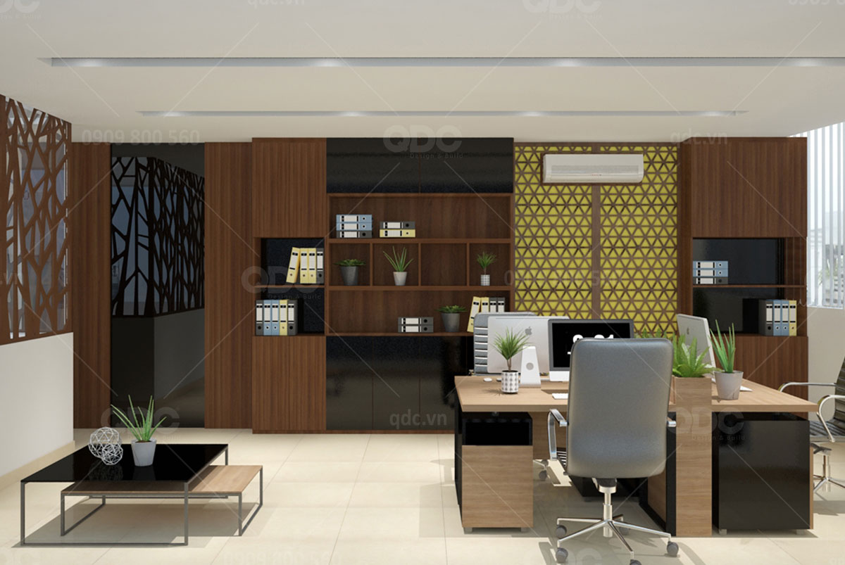 thiết kế văn phòng công ty hoàng kim