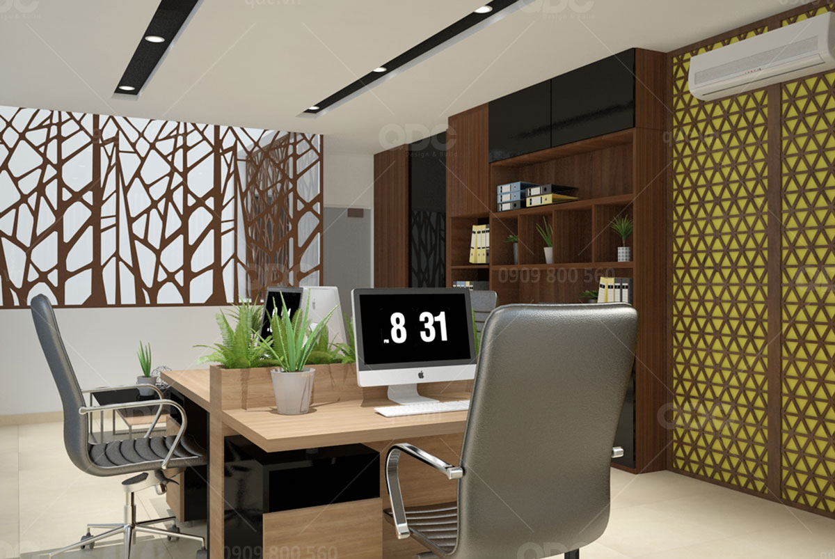 thiết kế văn phòng công ty hoàng kim