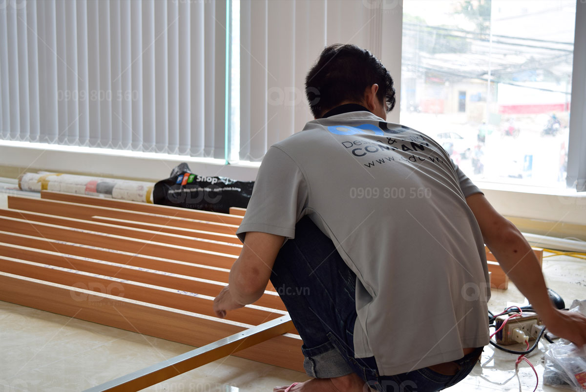 thiết kế văn phòng công ty hoàng kim