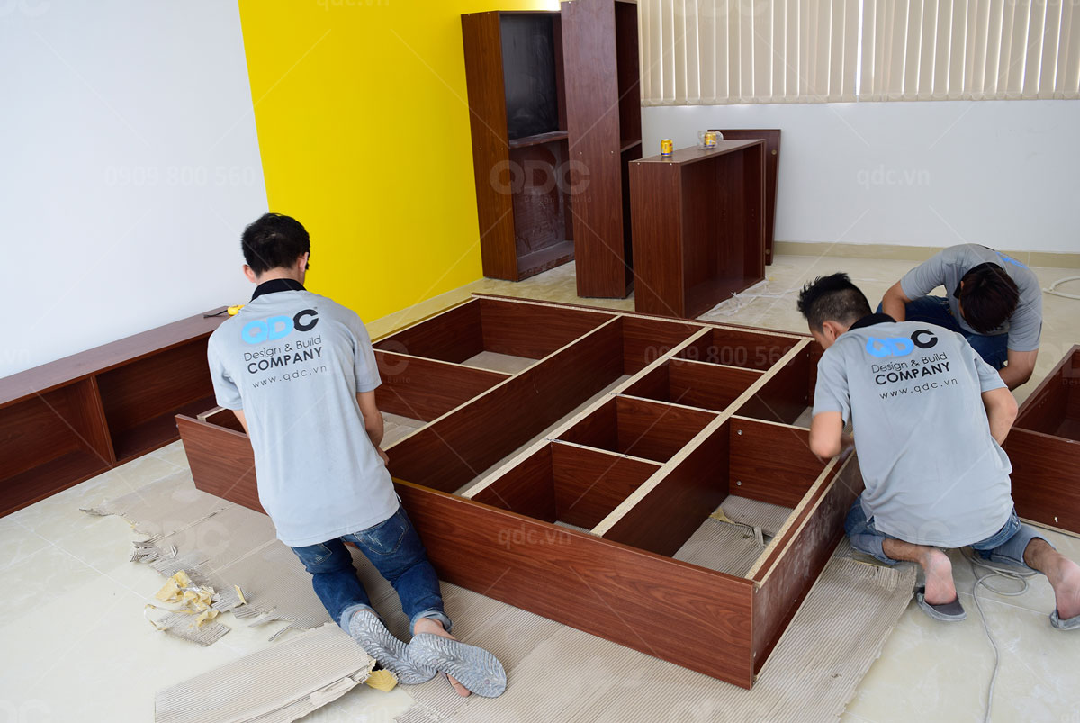 thiết kế văn phòng công ty hoàng kim