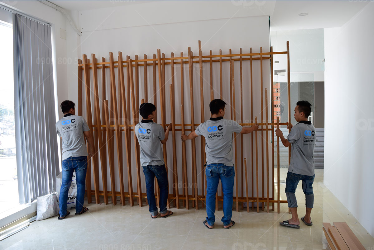 thiết kế văn phòng công ty hoàng kim
